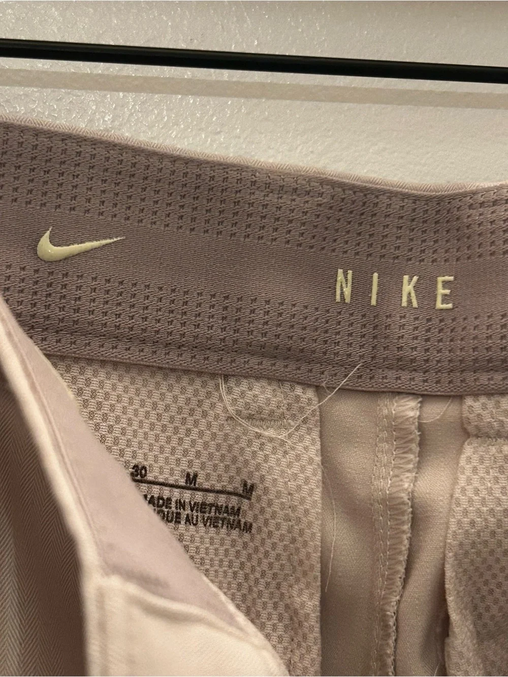 Nike Men's Tan Flat-Front Chino Shorts